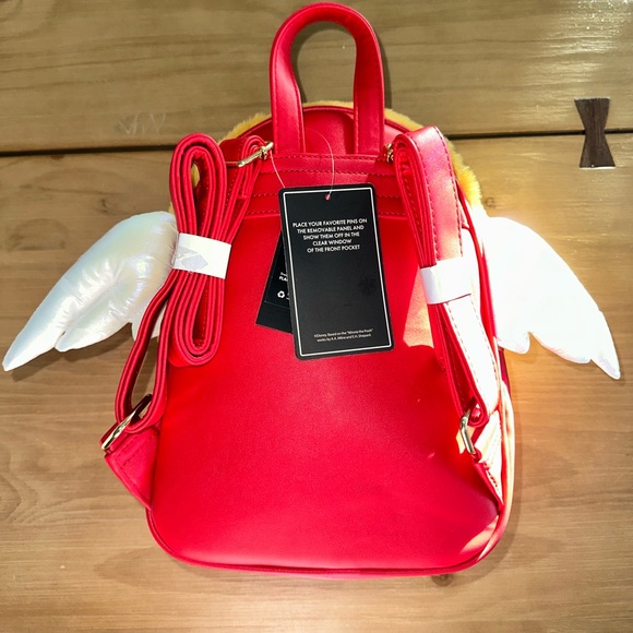 BRAND NEW Winnie the Pooh backpack Brand new with tags Cupid valentine - Picture 2 of 4